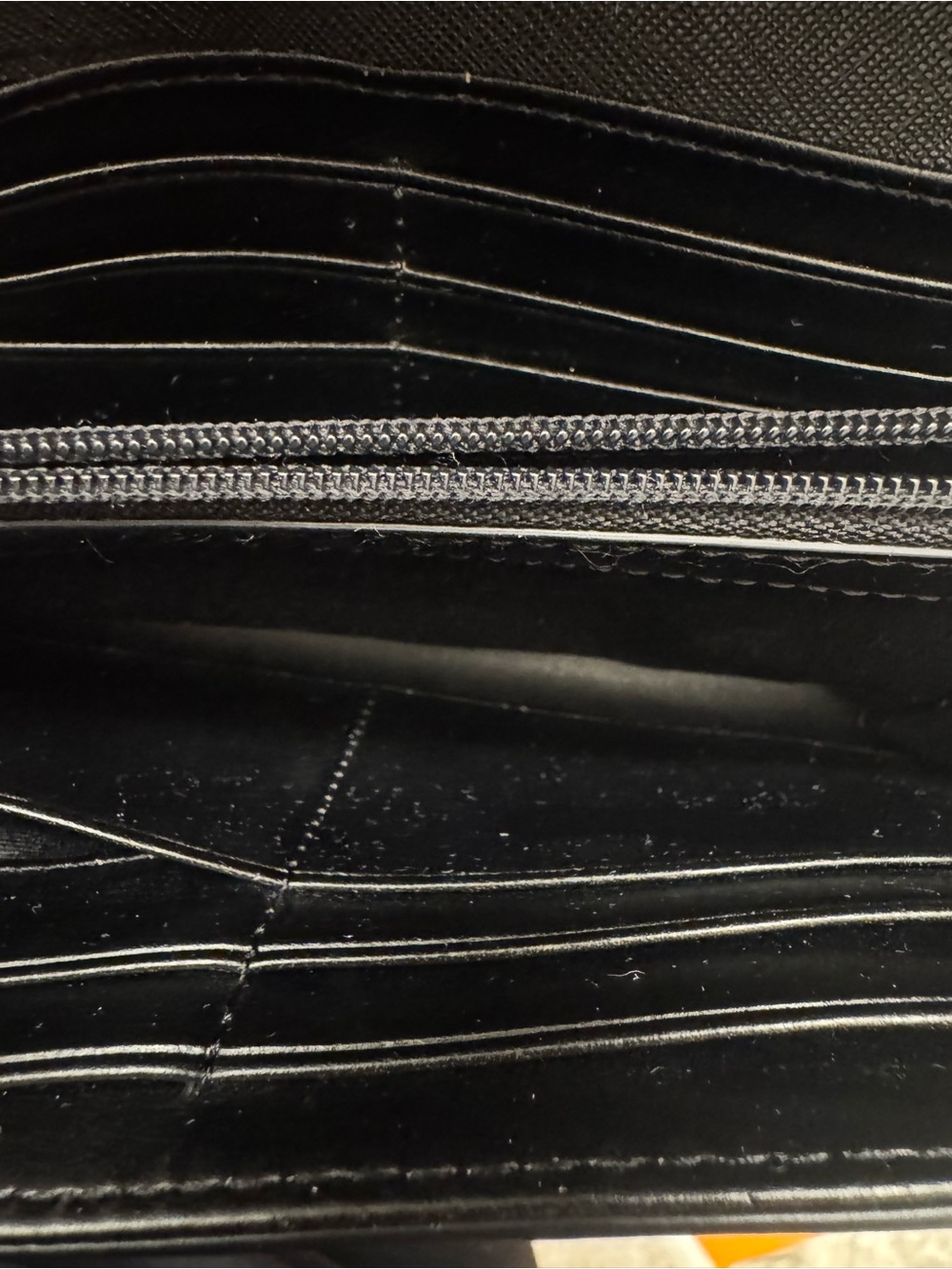 Marc Jacobs Black Envelope Wallet with Gold Snap - Picture 4 of 7